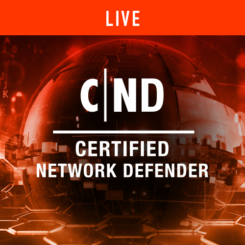 CND - Certified Network Defender   | Self-Pace Video Course (12 months) + CyberQ Lab (6 monts) + eCourseware (24 months) + Practice Test &  Exam Voucher